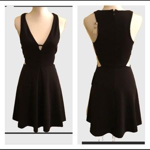 NWT * Express * Cut Out * Mini Dress * Black